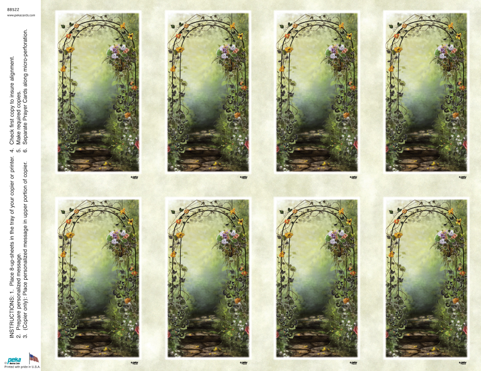 Heavenly Path <br>Classic 8-up Prayer Cards