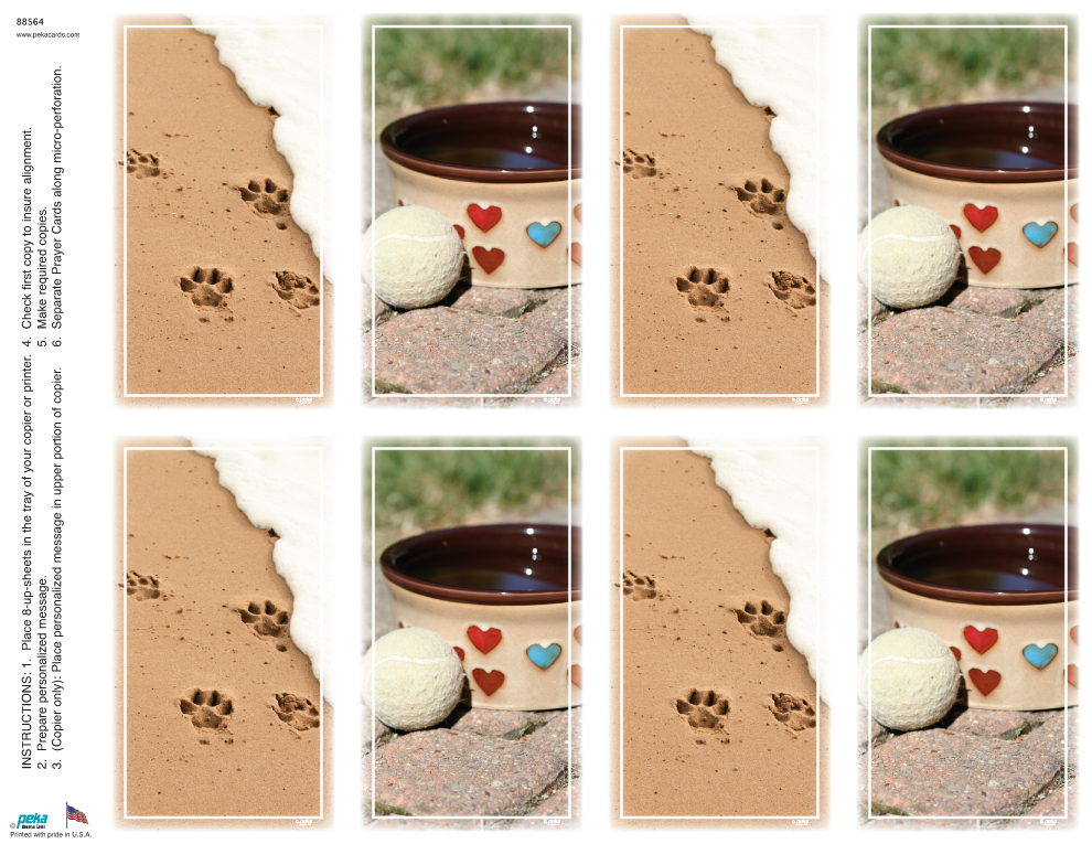 Dog Assortment <br>Classic 8-up Prayer Cards