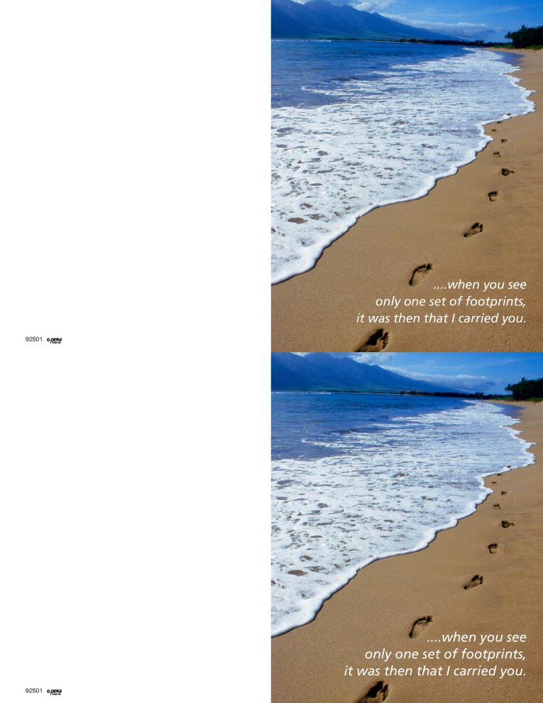 Footprints <br>2-up Folders