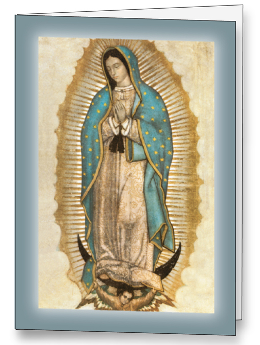 Our Lady of Guadalupe - Spanish text <br>Acknowledgement Cards <br>25 per box