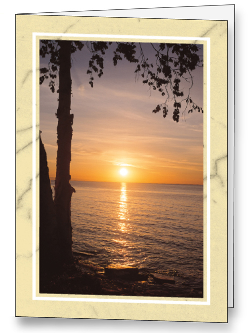 Sunset <br>Acknowledgement Cards <br>25 per box