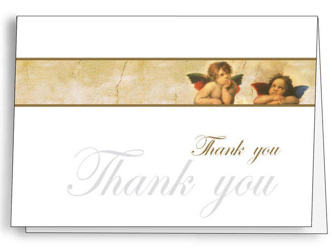 Cherubs <br>Acknowledgement Cards <br>25 per box