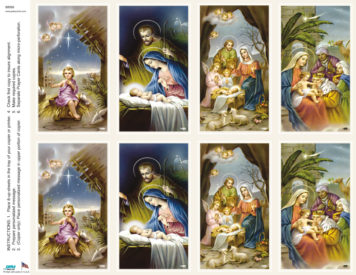 Christmas Assortment <br>Classic 8-up Prayer Cards