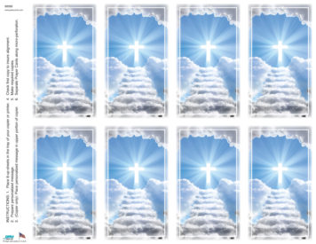 Stairway to Heaven <br>Classic 8-up Prayer Cards