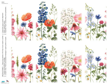 Wildflower Assortment <br>Classic 8-up Prayer Cards