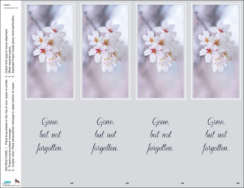 Dogwood <br>4-up Bookmarks